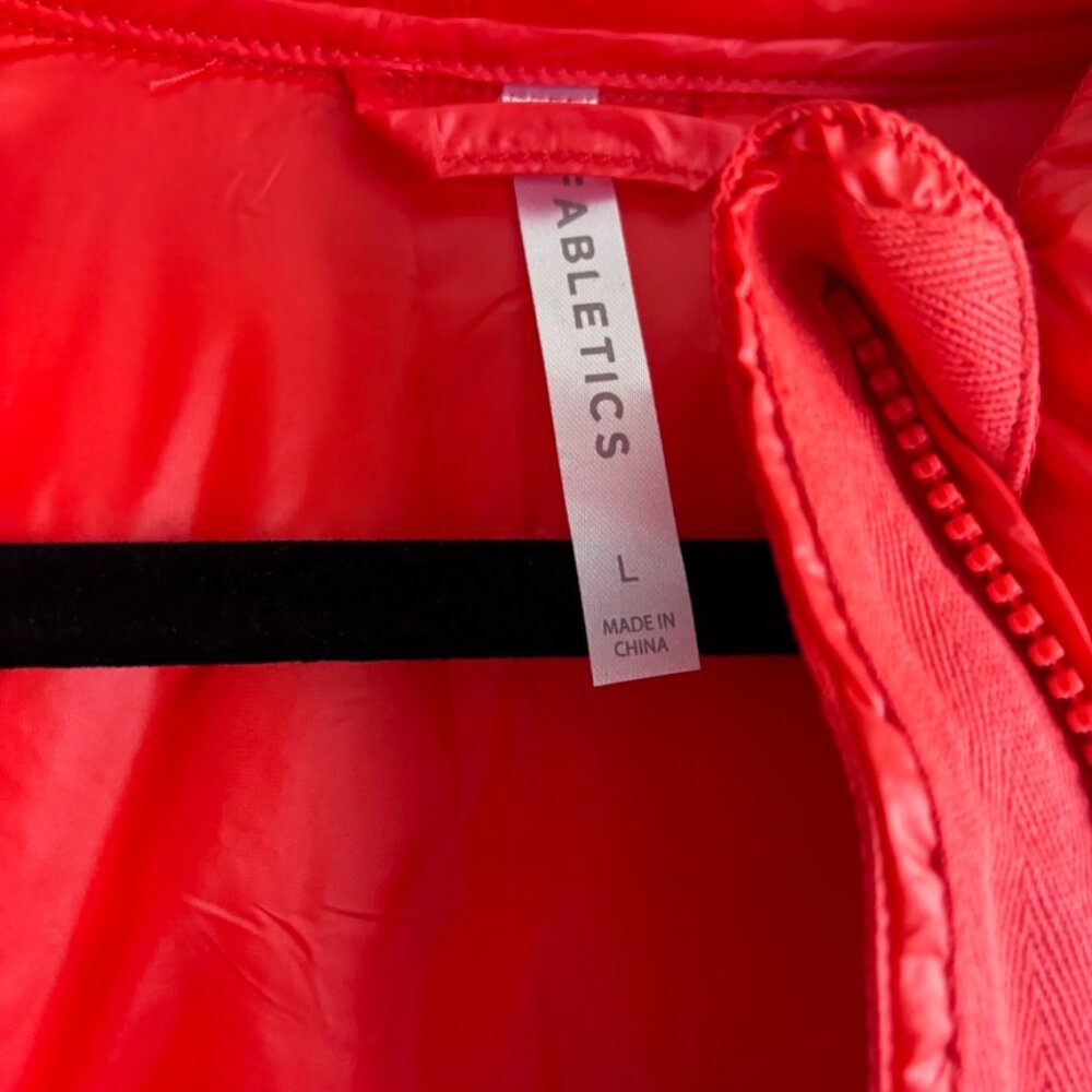 Fabletics Elliot Puffer Vest - Red / Large - image 5